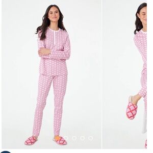Pink roller rabbit pajamas long sleeve set